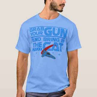T-shirt Attrapez votre arme et emmenez dans le chat