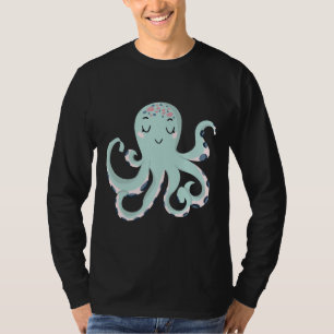 T-shirt Attrayant Océan Poisson Océan Vie Océan Octopus