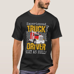 T-shirt Attributs de conducteur de camion Trucker Big Rig 