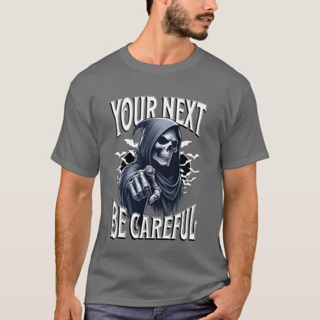 T-shirt attriste ton net sois prudent ami (Devant)