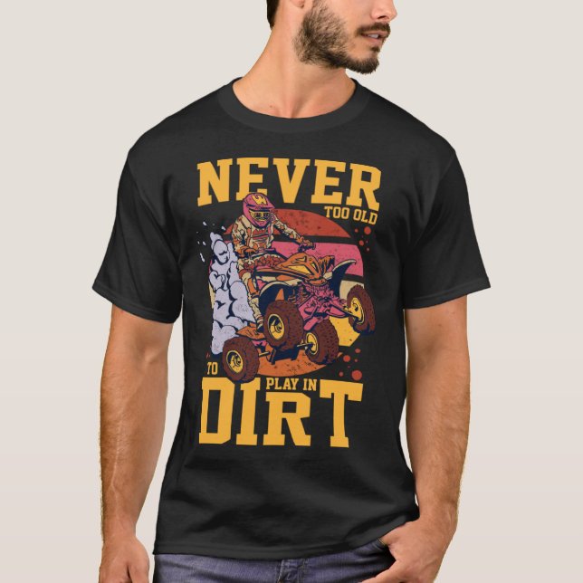 T-shirt ATV Four Wheeler Quad Bike Off road Vehicle  3 (Devant)