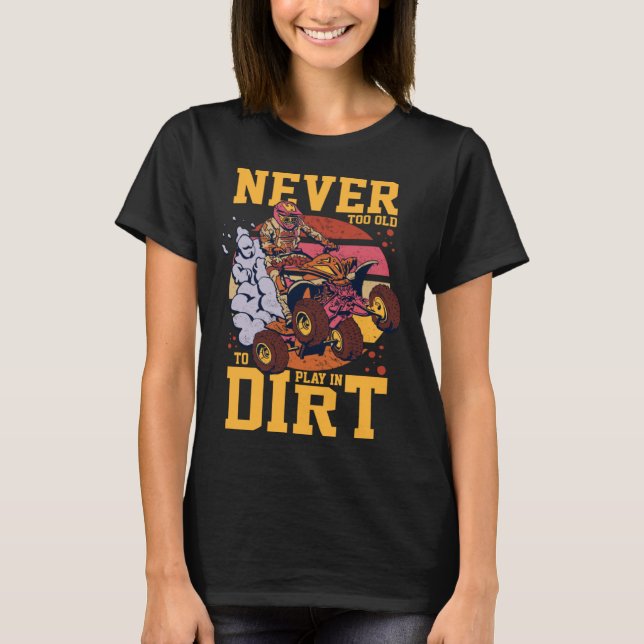 T-shirt ATV Four Wheeler Quad Bike Off road Vehicle  3 (Devant)