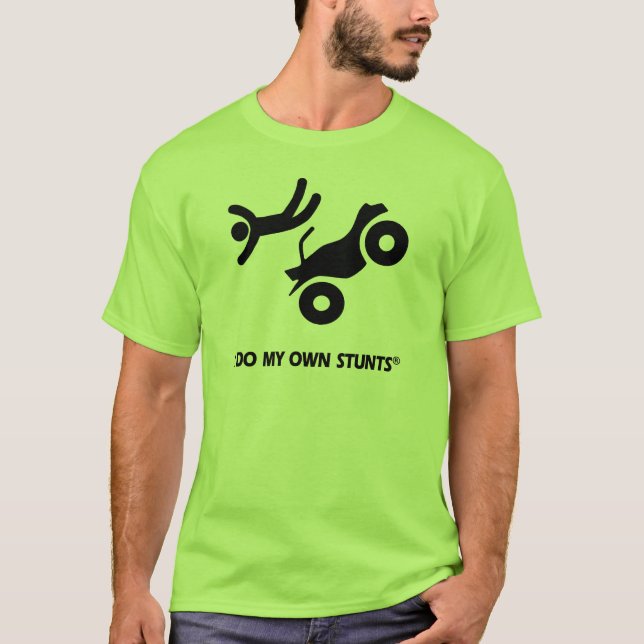 T-shirt ATV mes propres cascades (Devant)