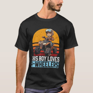 T-shirt Atv Quad Vélo Atv Boudin En Plein Air En Déroute