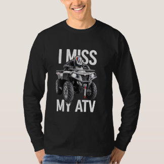 T-shirt ATV Vintage Hommes qui font de la moto quad cool -