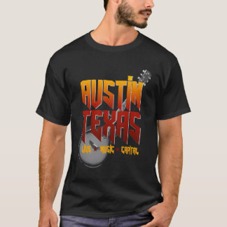 T-shirt Atx Live Music Capital Texas Austin
