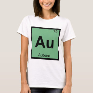 T-shirt Au - Auburn Maine Chimie Symbole du tableau périod