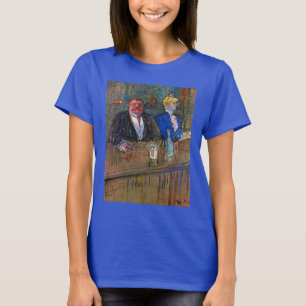 T-shirt Au Bar par Toulouse Lautrec, Vintage Fine Art