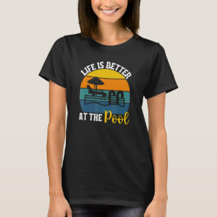 T-shirt Au bassin pour femmes garçon de cabane et préposé 