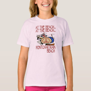 T-shirt Au Beach... Plage de Pontchartrain