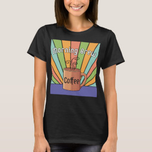T-Shirt au café de brasse matinale