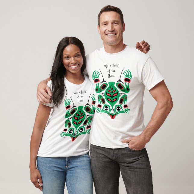 T-shirt au coeur des Haïdas (Unisexe)