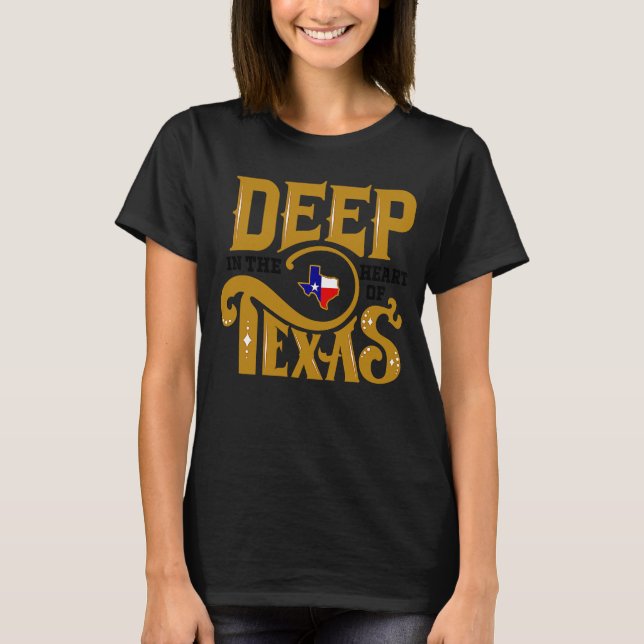 T-shirt Au Coeur Du Texas Home (Devant)