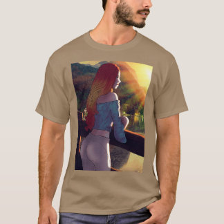 T-shirt Au Coucher Du Soleil