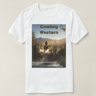 T-shirt Au coucher du soleil : Célébrer l'héritage des Cow