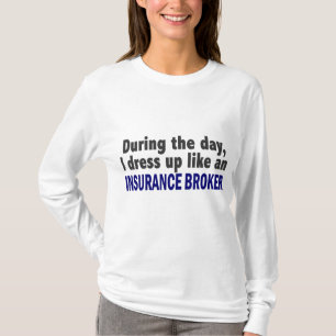 T-shirt Au cours de la journée je m'habille comme un