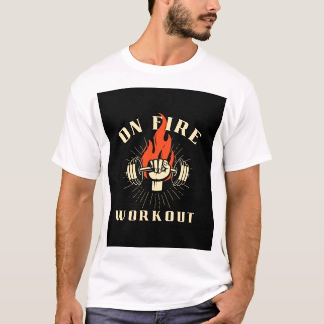 T-shirt Au cours de l'entraînement au feu (Devant)