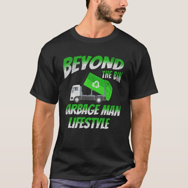 T-shirt Au-Delà De La Poubelle Homme Lifestyle Camion Cond (Devant)