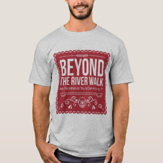 T-shirt Au delà de la promenade de rivière - pièce en t