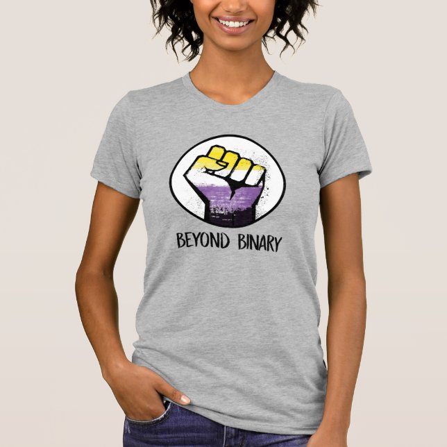 T-shirt Au-delà du binaire (Devant)