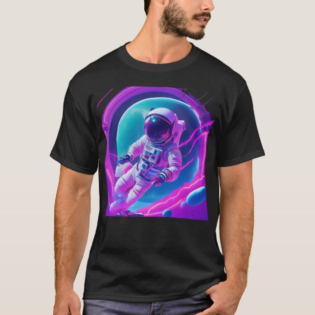 T-shirt Au-Delà Du Cosmos- Espace (Devant)