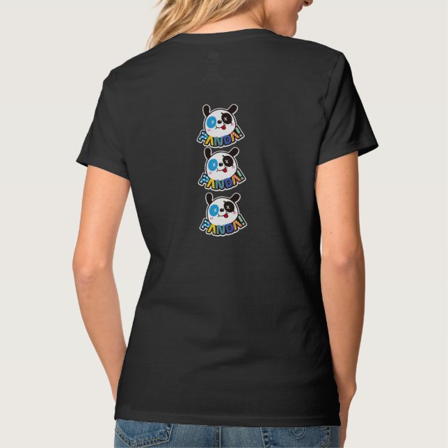 T-Shirt au design mignon de Panda (Dos)