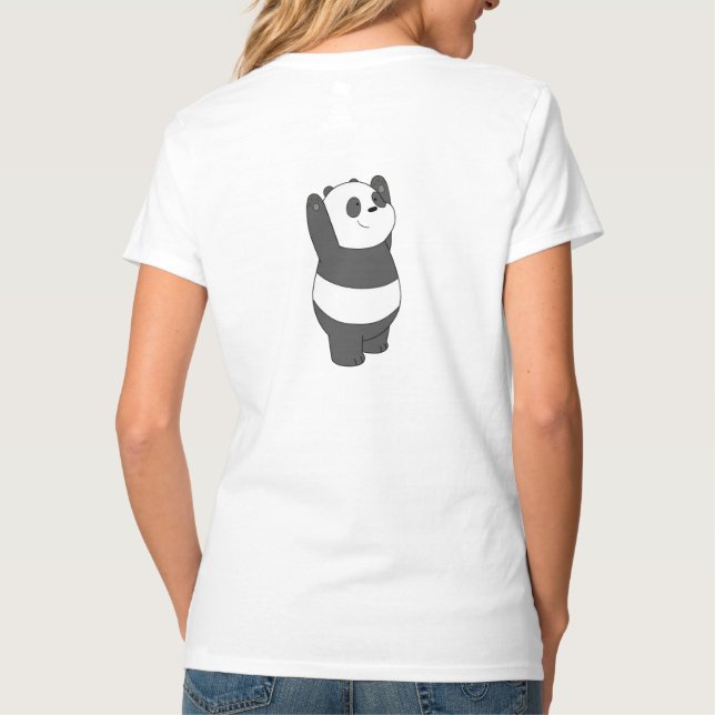 T-Shirt au design mignon de Panda (Dos)