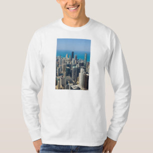 T-shirt Au-dessus de Chicago