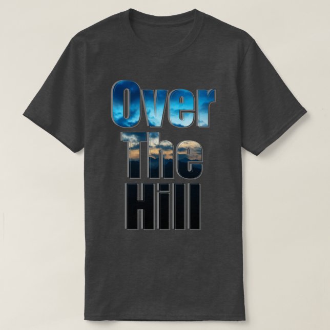 T-shirt Au-Dessus De La Colline 1 (Design devant)