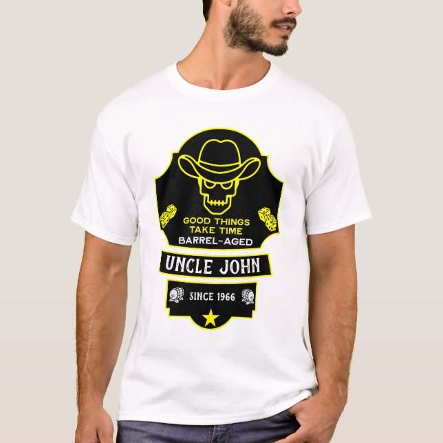T-shirt Au-Dessus De La Colline Vieillir (Devant)