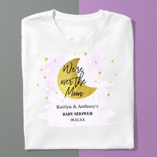 T-shirt Au-Dessus De La Lune   Baby shower neutre
