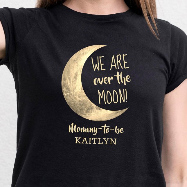 T-shirt Au-Dessus De La Lune | Mommy-to-be (Créateur téléchargé)