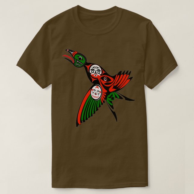 T-shirt Au-dessus des montagnes (Design devant)
