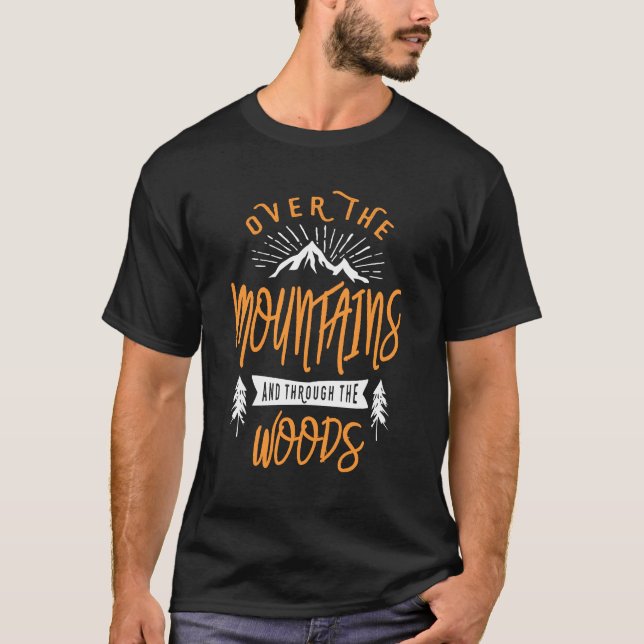 T-shirt Au-Dessus Des Montagnes (Devant)
