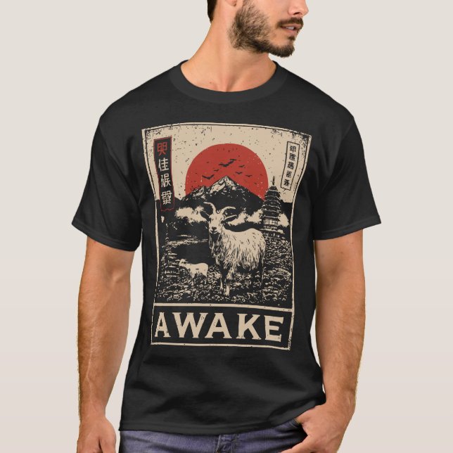 T-shirt Au-Dessus : Signal Everest (Devant)
