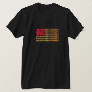 T-shirt au drapeau afro-américain