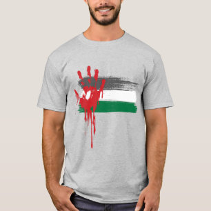T-shirt au drapeau taché de sang palestinien – Déc