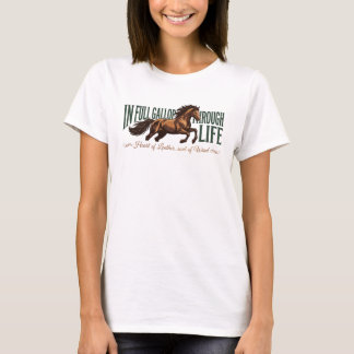T-shirt Au galop à travers la vie - Chemise équestre