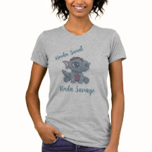 T-shirt au joli dragon Kinda Sweet Kinda Savage