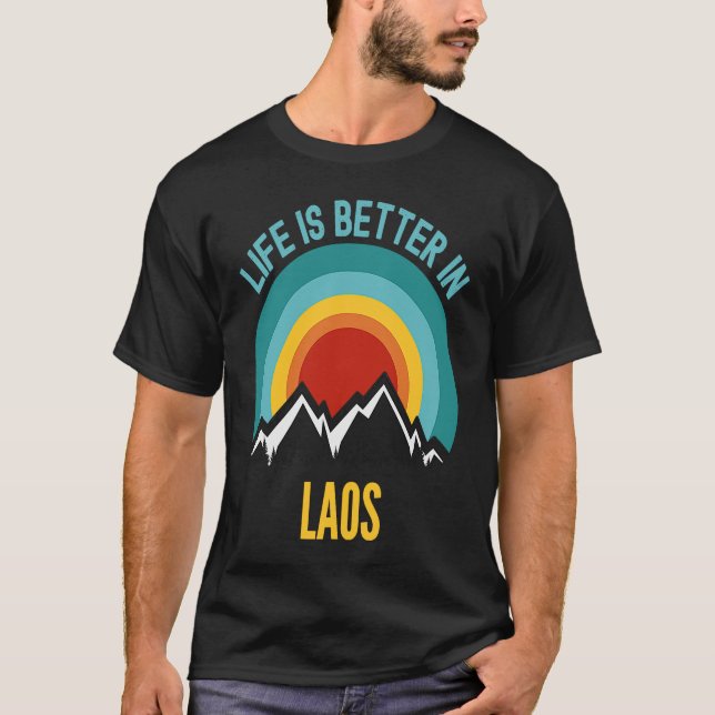 T-shirt au Laos (Devant)