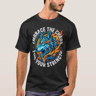 T-shirt au loup "Embrasser le chaos" – Trouvez vot
