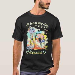 T-shirt Au Moins Mon Chien M'Aime Les Récupérateurs Labrad