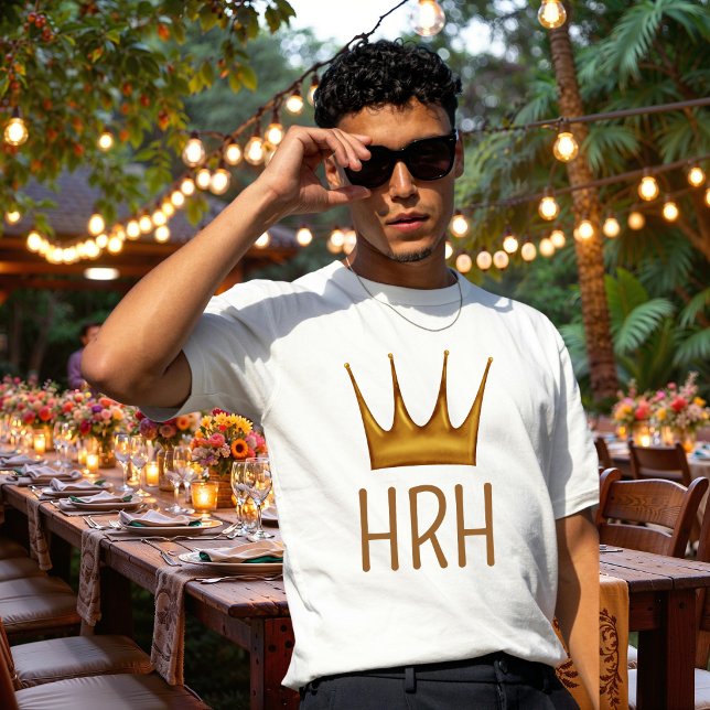 T-shirt au monogramme de la couronne royale (Créateur téléchargé)