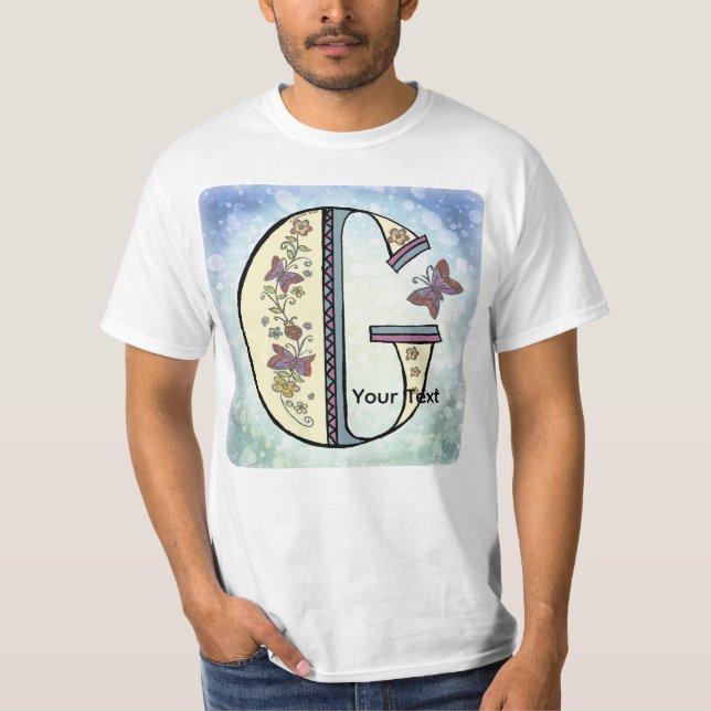 T-shirt au monogramme floral G (Devant)