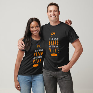 T-shirt Au pain, pain, et au vin, vin