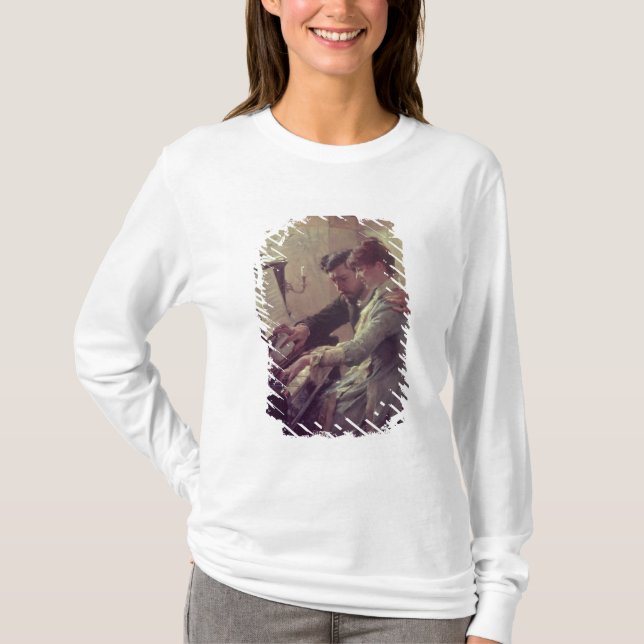T-shirt Au piano (Devant)