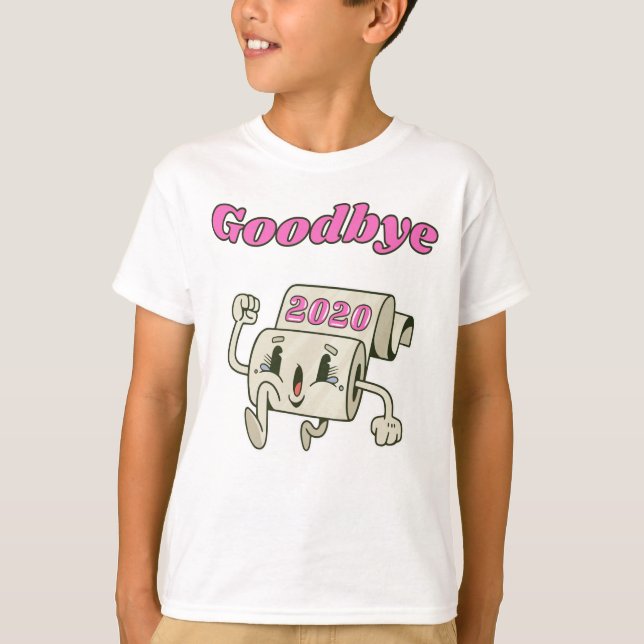 T-shirt Au revoir 2020 - C'est enfin terminé (Devant)