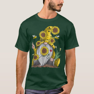 T-shirt Au revoir 2021 Bonjour 2022 Bonne année Sunflower 