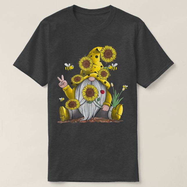 T-shirt Au revoir 2022 Bonjour 2023 Bonne année Sunflower  (Design devant)