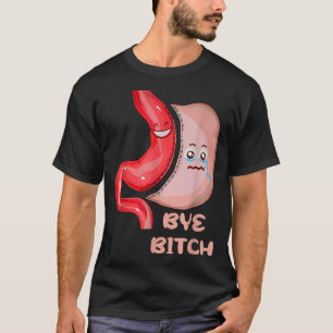 T-shirt Au revoir drôle sleeve gastrique chirurgie estomac